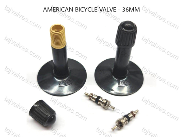 American Bicycle Valve 36mm, Tyre valve, Tube valve, nalki valve, Butyl rubber, Tubeless valve