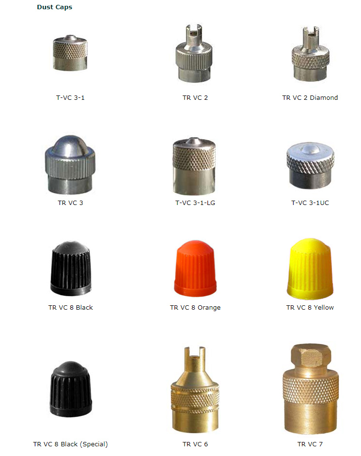 Dust Caps, valve cap screw driver top, valve cap dom shaped top and valve auto cap